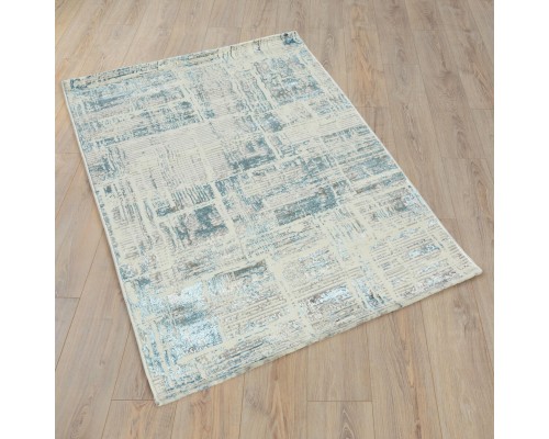 Ковер Турецкий ULUBEY IPLIK / BEHRAM ADARA дизайн T1888LL CREAM-BLUE