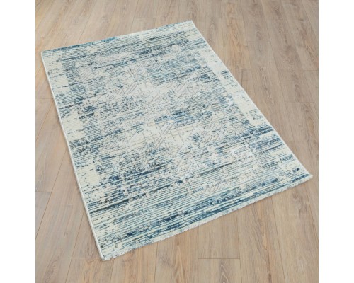 Ковер Турецкий ULUBEY IPLIK / BEHRAM ADARA дизайн T2224LL CREAM-BLUE