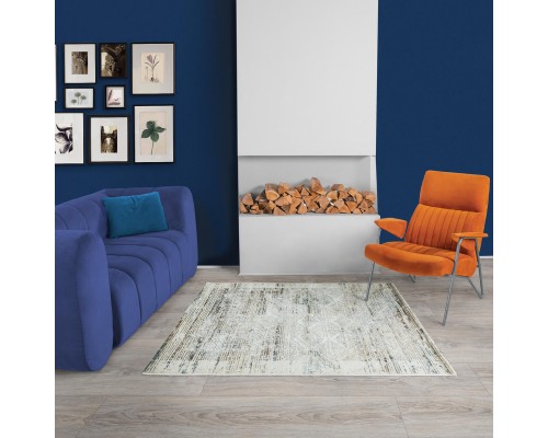 Ковер Турецкий ULUBEY IPLIK / BEHRAM ADARA дизайн T2224LL CREAM-VIZON