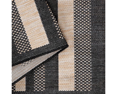 Ковер Турецкий Canan PAROS дизайн A955A BLACK-CREAM