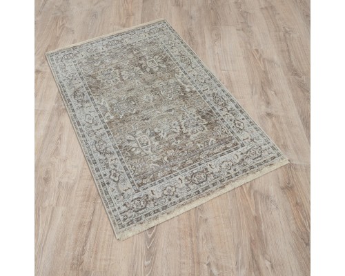 Ковер Турецкий OZKAPLAN KARPET OLBIA дизайн B0586A GREY-L.BEIGE