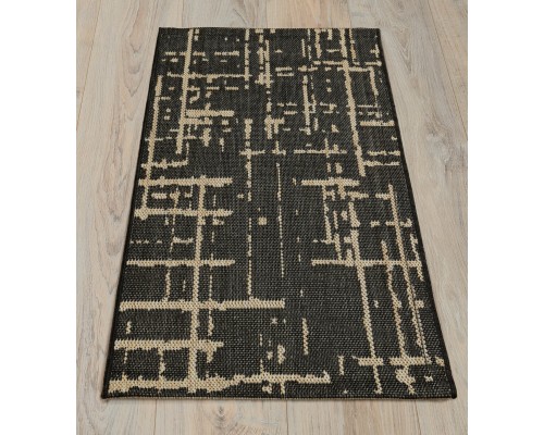 Ковер Турецкий Canan PAROS дизайн A922A BLACK-CREAM