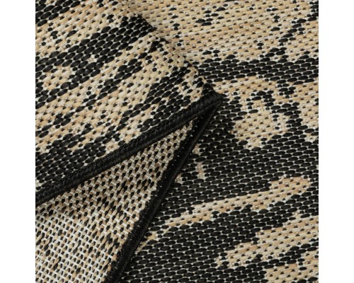 Ковер Турецкий Canan PAROS дизайн A958A BLACK-CREAM