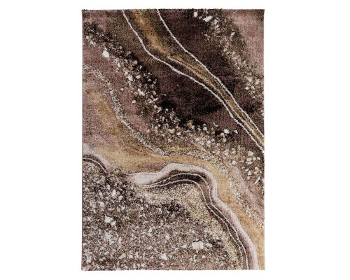 Ковер Турецкий Ahenkli ELSA дизайн L884A BROWN-BLACK