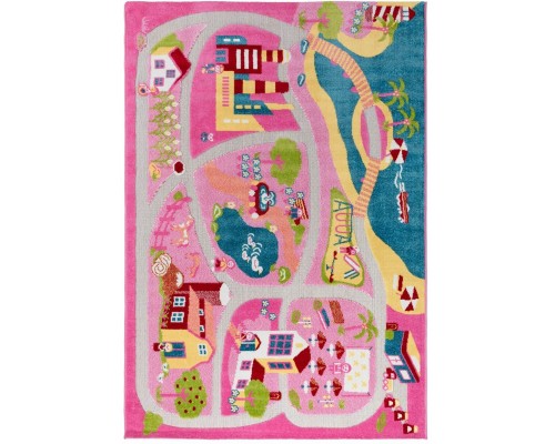 Ковер Турецкий AHENKLI PLAY RUGS дизайн D781A PINK-CREAM