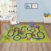 Ковер Турецкий AHENKLI PLAY RUGS дизайн D918A GREEN-CREAM