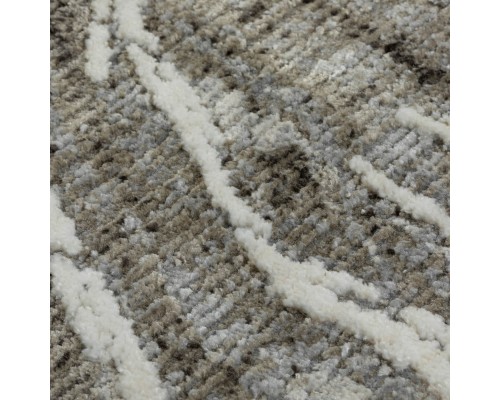 Ковер Турецкий OZKAPLAN KARPET OLBIA дизайн B0617A WHITE-GREY