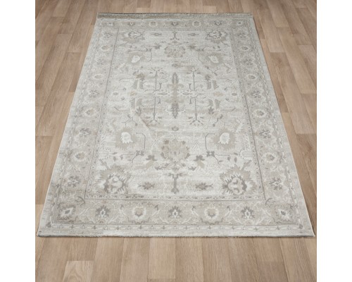 Ковер Турецкий ULUBEY IPLIK / BEHRAM LATINO дизайн C117ARC CREAM-GREY