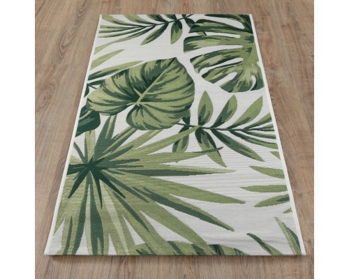 Ковер Турецкий YAKAR TEKSTIL GREEN BAY дизайн 6240-1 GREEN-WHITE