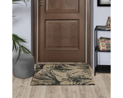 Ковер Турецкий Canan PAROS дизайн A958A BLACK-CREAM