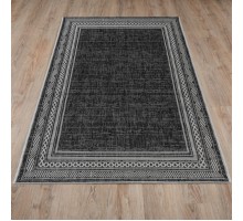 Ковер Турецкий Grand GARDEN SISAL дизайн E4176 BLACK-CREAM