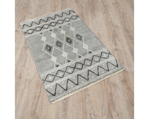 Ковер Турецкий OZKAPLAN KARPET OLBIA дизайн B0592B ANTHRACITE-GREY