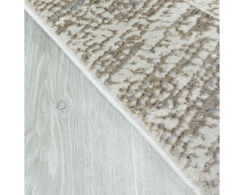 Ковер Турецкий ULUBEY IPLIK / BEHRAM SANTOS дизайн C999ARC CREAM-CREAM