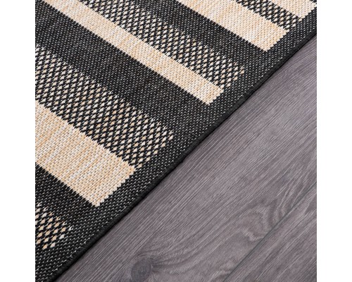 Ковер Турецкий Canan PAROS дизайн A955A BLACK-CREAM