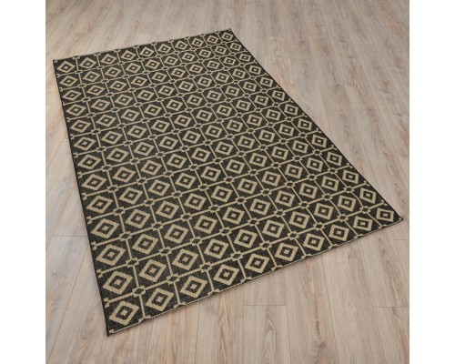 Ковер Турецкий Canan PAROS дизайн A981A BLACK-CREAM