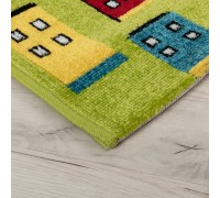 Ковер Турецкий AHENKLI PLAY RUGS дизайн D591A GREEN-CREAM