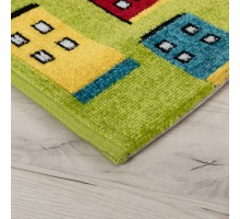 Ковер Турецкий AHENKLI PLAY RUGS дизайн D591A GREEN-CREAM