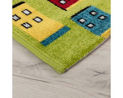 Ковер Турецкий AHENKLI PLAY RUGS дизайн D591A GREEN-CREAM