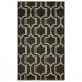 Ковер Турецкий Canan PAROS дизайн A945A BLACK-CREAM