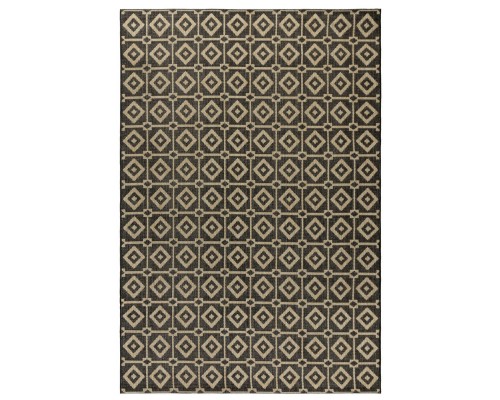 Ковер Турецкий Canan PAROS дизайн A981A BLACK-CREAM