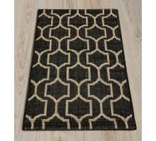 Ковер Турецкий Canan PAROS дизайн A945A BLACK-CREAM