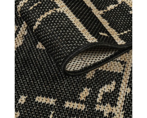 Ковер Турецкий Canan PAROS дизайн A922A BLACK-CREAM