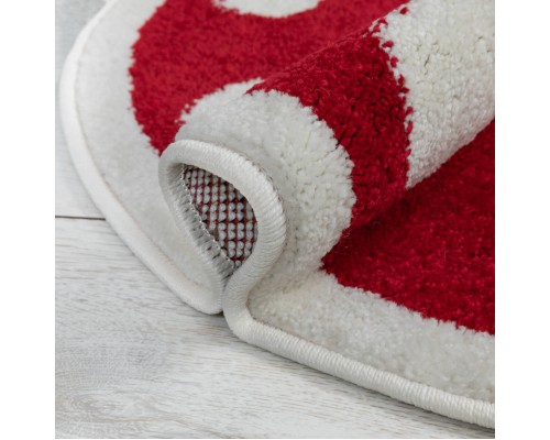 Ковер Турецкий AHENKLI COLOR дизайн L638A RED-WHITE