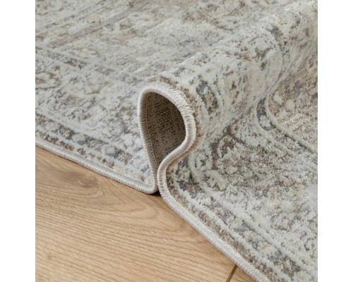 Ковер Турецкий OZKAPLAN KARPET OLBIA дизайн B0586A GREY-L.BEIGE