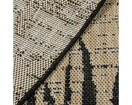 Ковер Турецкий Canan PAROS дизайн A958A BLACK-CREAM