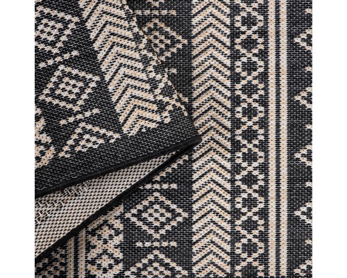 Ковер Турецкий Canan PAROS дизайн A947A BLACK-CREAM