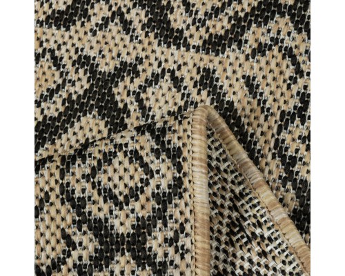 Ковер Турецкий Canan PAROS дизайн 6610A BLACK-CREAM