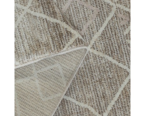 Ковер Турецкий OZKAPLAN KARPET OLBIA дизайн B0648A WHITE-L.BEIGE