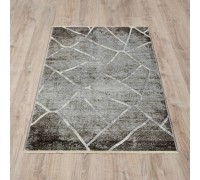 Ковер Турецкий OZKAPLAN KARPET OLBIA дизайн B0607B WHITE-ANTHRACITE