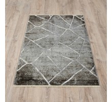 Ковер Турецкий OZKAPLAN KARPET OLBIA дизайн B0607B WHITE-ANTHRACITE