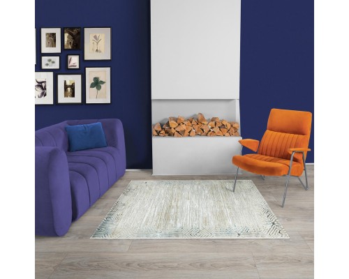 Ковер Турецкий ULUBEY IPLIK / BEHRAM ADARA дизайн T2215LL CREAM-GREY