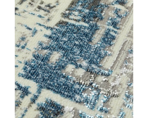 Ковер Турецкий ULUBEY IPLIK / BEHRAM ADARA дизайн T1888LL CREAM-BLUE