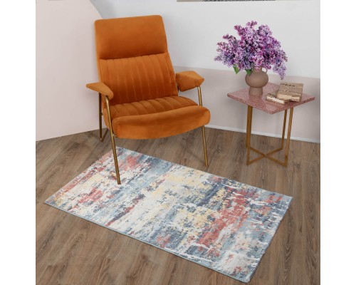 Ковер Турецкий Canan VENZA дизайн 5650A BLUE-LIGHTROSE