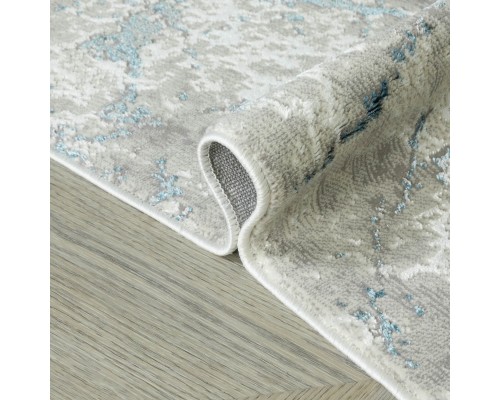 Ковер Турецкий ULUBEY IPLIK / BEHRAM ADARA дизайн T1880LL CREAM-BLUE