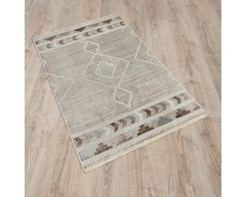 Ковер Турецкий OZKAPLAN KARPET OLBIA дизайн B0803A MINK-L.BEIGE