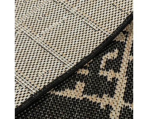 Ковер Турецкий Canan PAROS дизайн A922A BLACK-CREAM