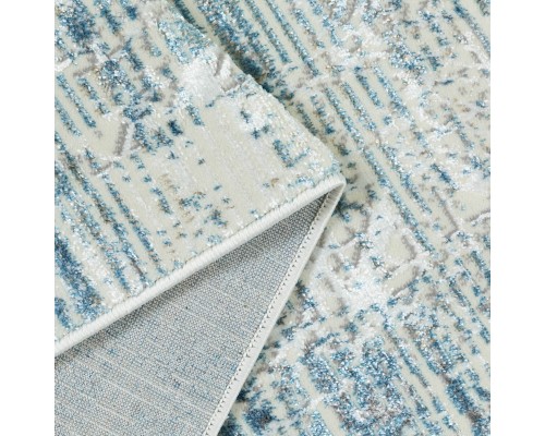 Ковер Турецкий ULUBEY IPLIK / BEHRAM ADARA дизайн T2224LL CREAM-BLUE