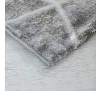 Ковер Турецкий OZKAPLAN KARPET NIRVANA дизайн B0349B WHITE-GREY