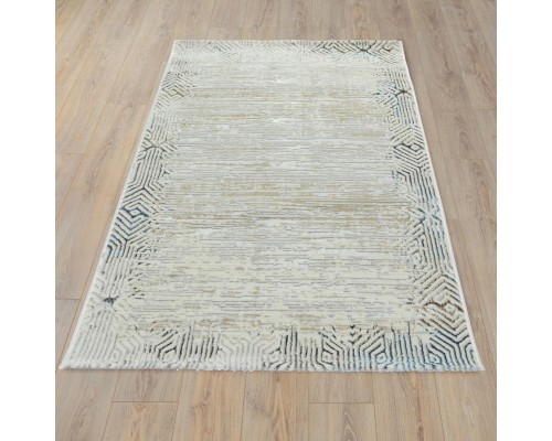 Ковер Турецкий ULUBEY IPLIK / BEHRAM ADARA дизайн T2215LL CREAM-GREY