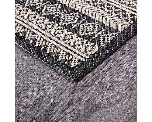 Ковер Турецкий Canan PAROS дизайн A947A BLACK-CREAM