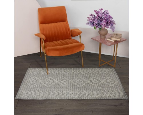 Ковер Турецкий OZKAPLAN KARPET GELA дизайн 0D538A BLUE-L.GREY