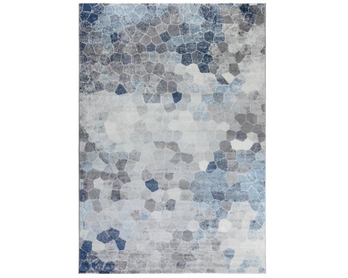 Ковер Турецкий Ozbal FLORES дизайн 20004A Grey-Navy