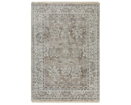 Ковер Турецкий OZKAPLAN KARPET OLBIA дизайн B0586A GREY-L.BEIGE