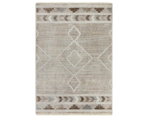 Ковер Турецкий OZKAPLAN KARPET OLBIA дизайн B0803A MINK-L.BEIGE