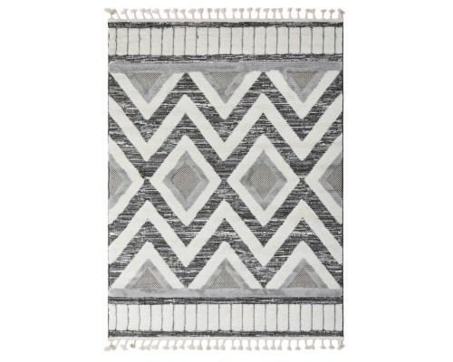 Ковер Турецкий OZKAPLAN KARPET VICENZA дизайн A0831A CREAM-ANTHRACITE