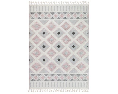 Ковер Турецкий OZKAPLAN KARPET VICENZA дизайн B0242A ANTHRACITE-PINK